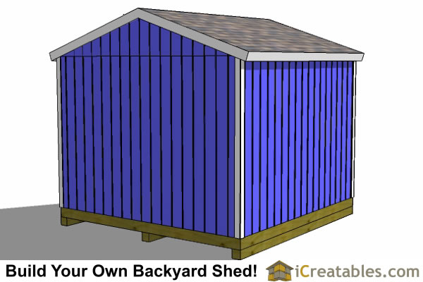 12x12-BT Backyard Shed Plans Emailed
