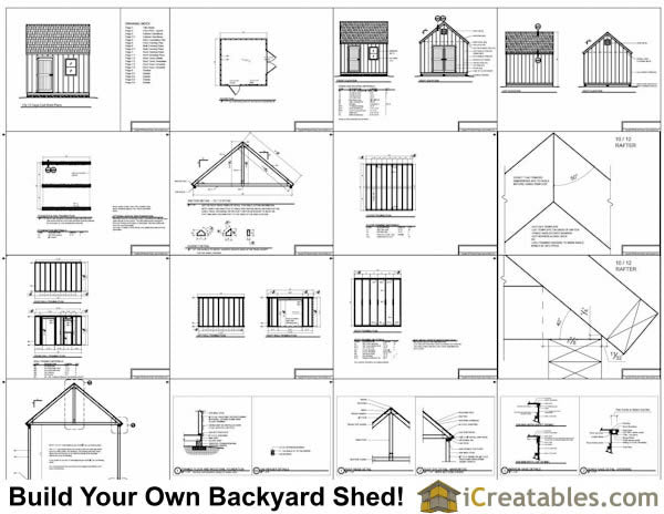 12x12-CC Cape Cod Shed Plans Emailed