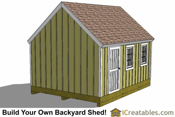 12x16-CC Cape Cod Shed Plans Emailed