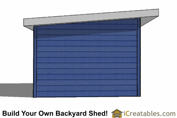12x16-M1 Modern Shed Plans Emailed