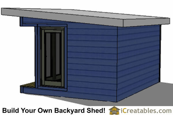 12x16-M1 Modern Shed Plans Emailed