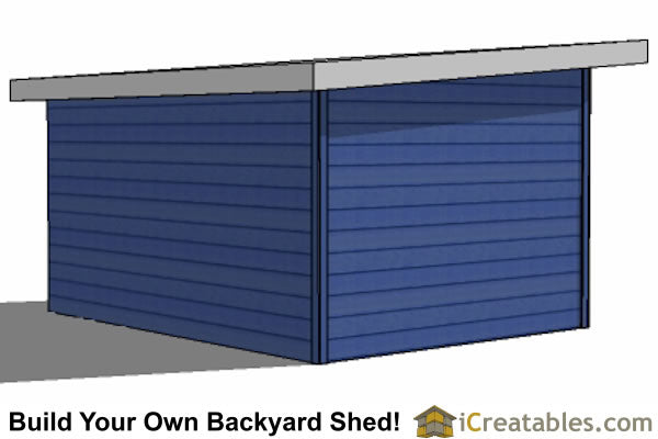 12x16-M1 Modern Shed Plans Emailed
