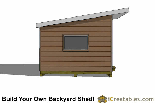 12x16-S2 Modern Shed Plans Emailed