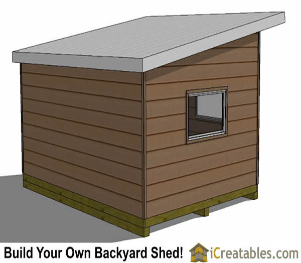 12x16-S2 Modern Shed Plans Emailed