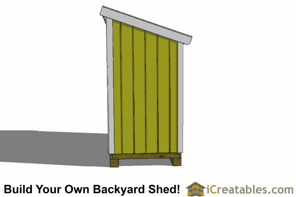 4x12-LT Lean To Shed Plans Emailed