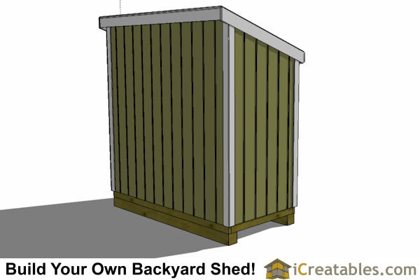 4x8-LT Lean To Shed Plans Emailed