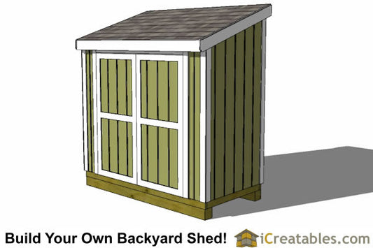 4x8 lean to shed plans, 4x8 lean to shed design