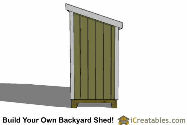 4x8-LT Lean To Shed Plans Emailed