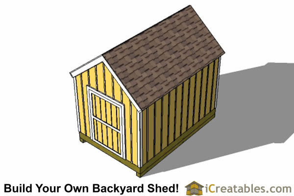 8x12-CC Cape Cod Shed Plans Emailed