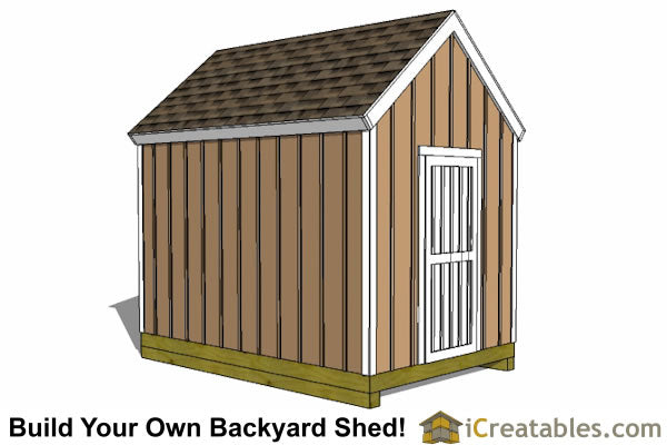 8x12-CLD Colonial Large Door Plans Emailed