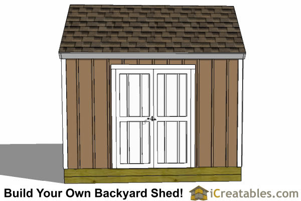 8x12-CLD Colonial Large Door Plans Emailed