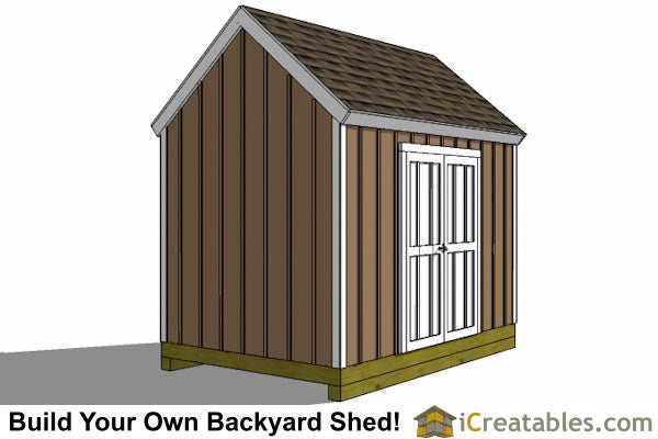 8x12-CLD Colonial Large Door Plans Emailed