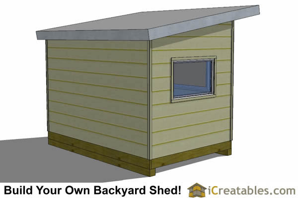 8x12-S2 Modern Shed Plans Emailed