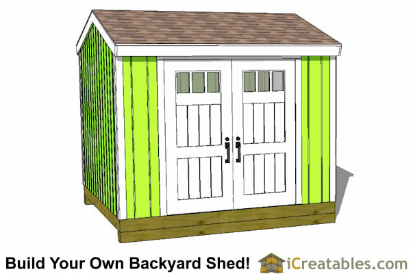 10x10-BT Backyard Tall Shed Plans Emailed