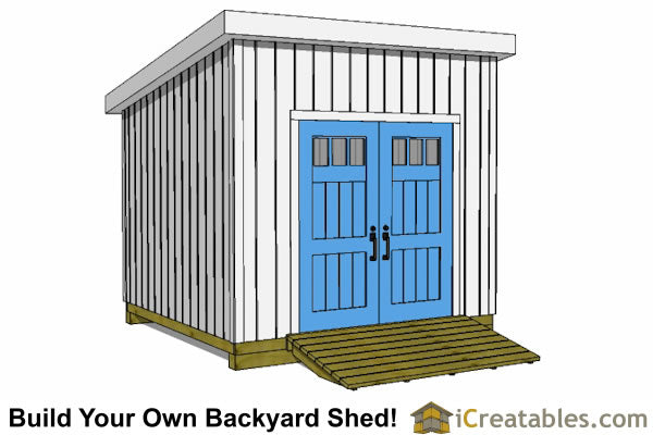 10x10-LT Lean To Shed Plans Emailed