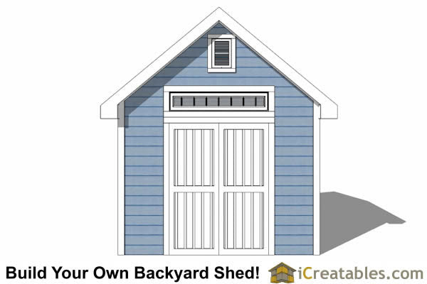 10x10-TV Victorian Shed Plans Emailed