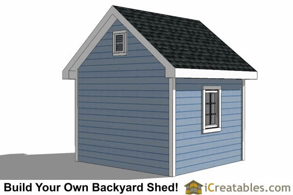 10x10-TV Victorian Shed Plans Emailed