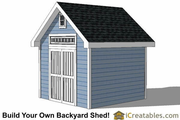 10x10-TV Victorian Shed Plans Emailed