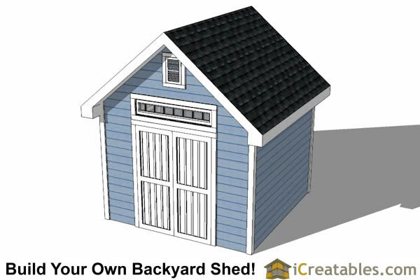 10x10-TV Victorian Shed Plans Emailed