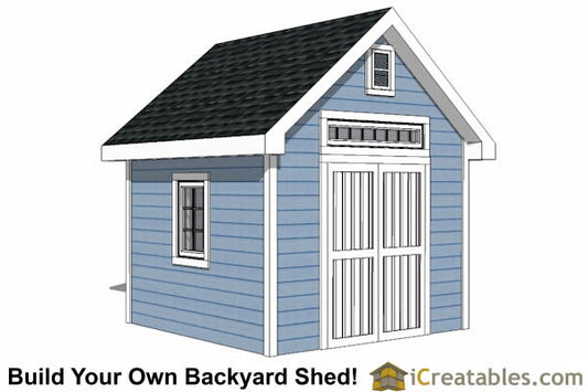 10x10-TV Victorian Shed Plans Emailed