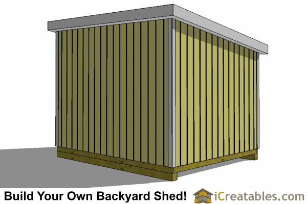 10x12-LT Lean To Shed Emailed Plans