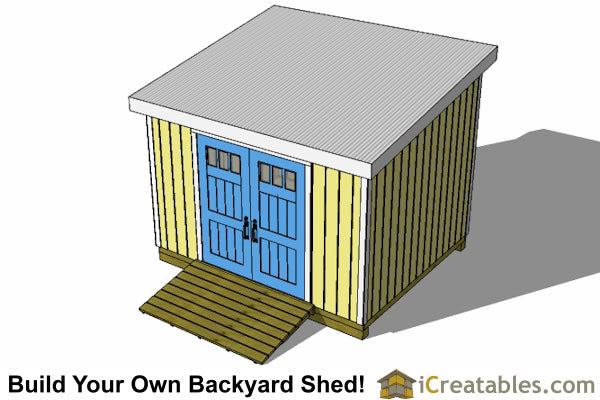 10x12-LT Lean To Shed Emailed Plans