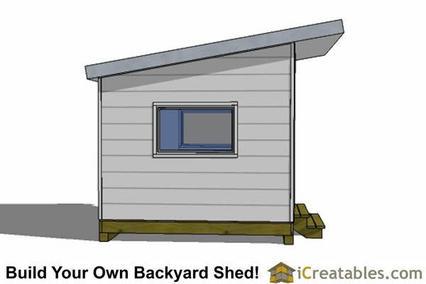 10x12-S1 Modern Shed Plans Emailed