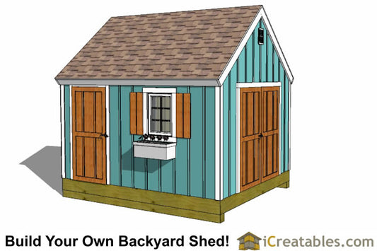 10x12-CC Cape Cod Shed Plans Emailed