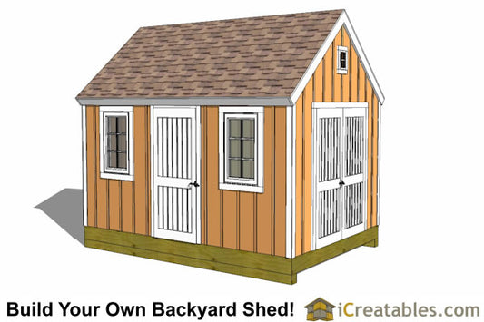 10x14-CO Colonial Shed Plans Emailed