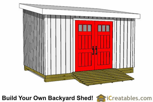 10x14-LT Lean To Shed Plans Emailed