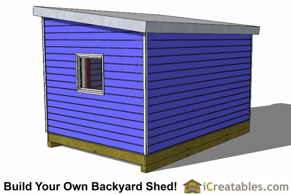 10x14-S2 Modern Shed Plans Emailed