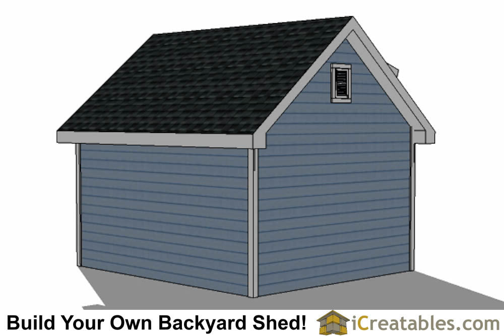 10x14-D Dormer Shed Plans Emailed