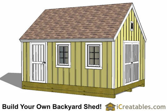 10x16-CC Cape Cod Shed Plans Emailed