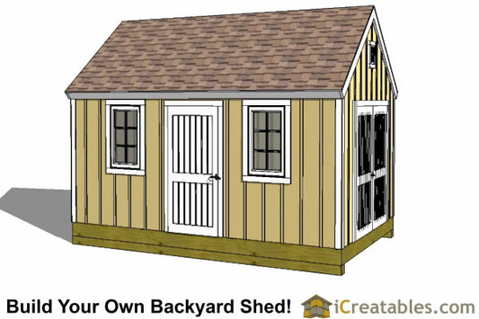 10x16-CO Colonial Shed Plans Emailed