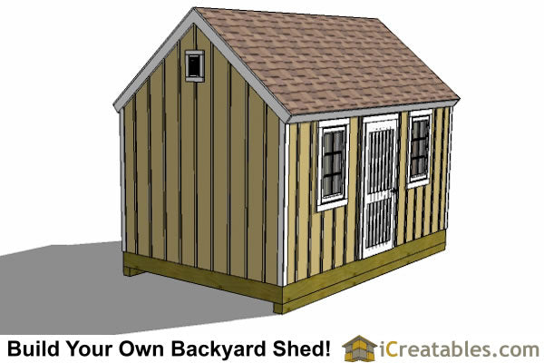 10x16-CO Colonial Shed Plans Emailed