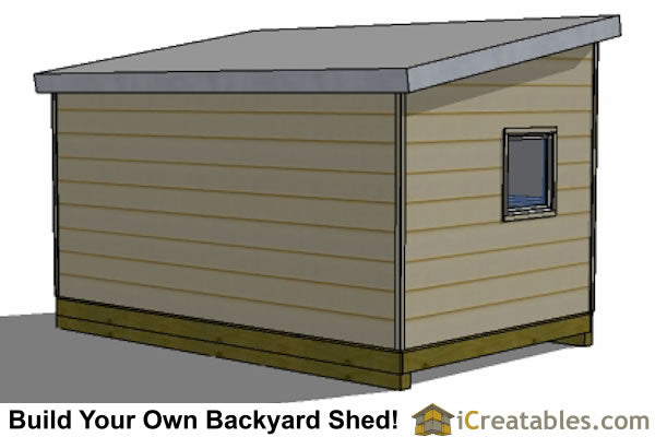 10x16-S1 Modern Shed Plans Emailed