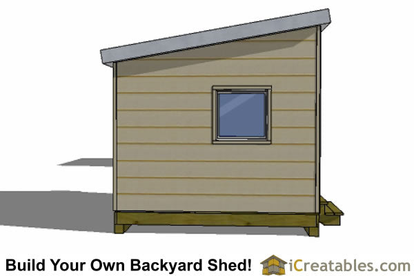 10x16-S2 Modern Shed Plans Emailed