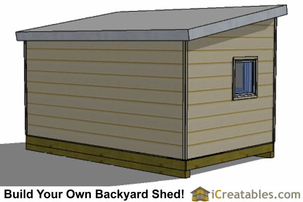 10x16-S2 Modern Shed Plans Emailed