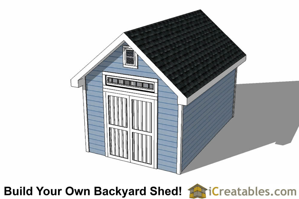 10x16-TV Victorian Shed Plans Emailed