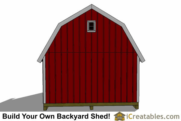 10x20-GB Gambrel Shed Plans Emailed