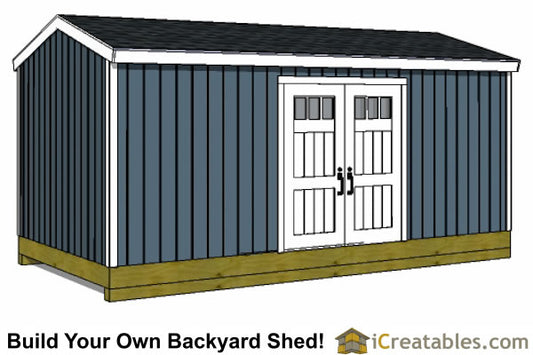 10x20-BT Backyard Tall Shed Plans Emailed