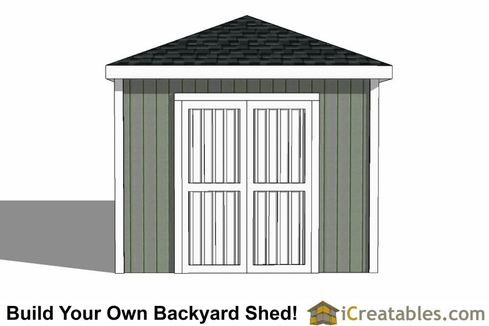 10x20-H Hip Roof Shed Plans Emailed