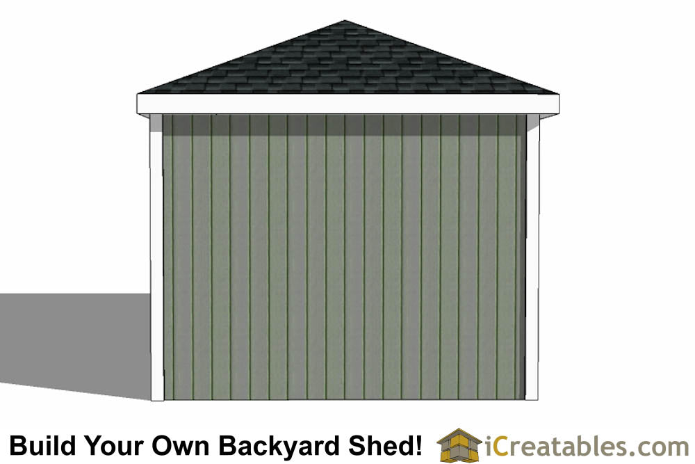 10x20-H Hip Roof Shed Plans Emailed