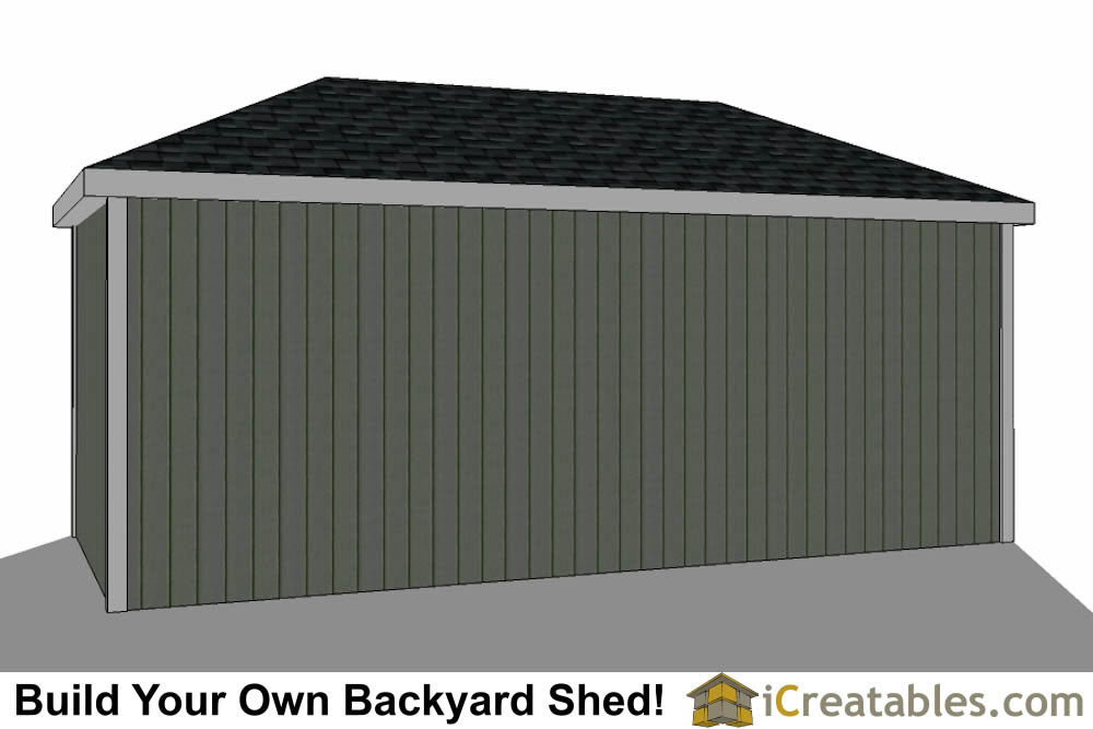 10x20-H Hip Roof Shed Plans Emailed