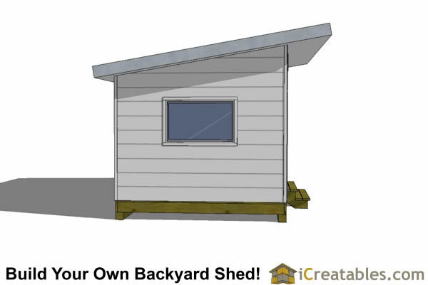 10x20-S1 Modern Shed Plans Emailed