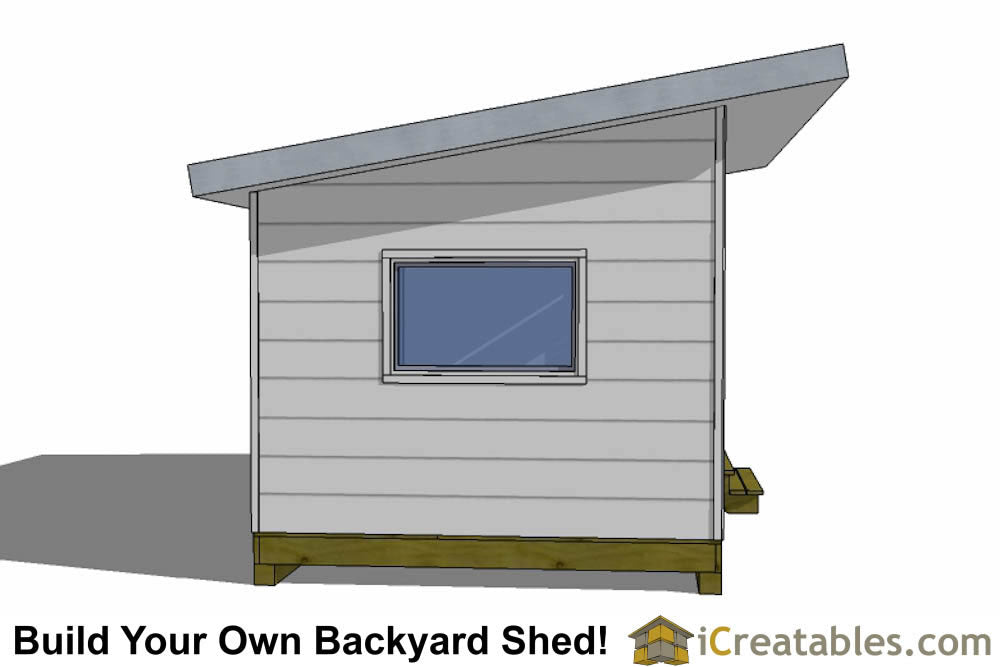 10x20-S2 Modern Shed Plans Emailed