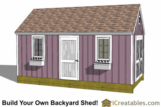 10x20-CO Colonial Shed Plans Emailed