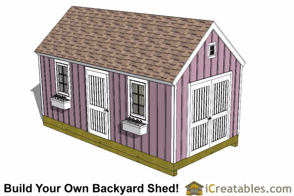 10x20-CO Colonial Shed Plans Emailed
