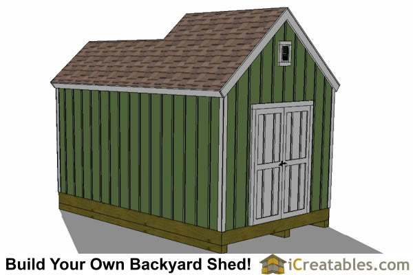10x8-6x8-G Garden Shed Plans Emailed
