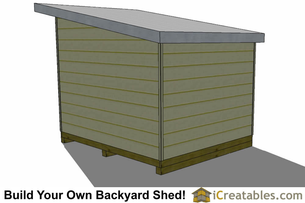 12x10-S1 Modern Shed Plans Emailed